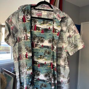 DF Unique Hawaiian Button Down